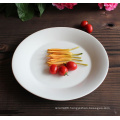 Haonai designed super white ceramic plate